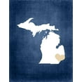 thumbnail image 2 of Robinson, Tamara 15x18 White Modern Wood Framed Museum Art Print Titled - Michigan, 2 of 4