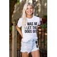thumbnail image 3 of I Let Dogs Out Funny 2000s Music Plus Size Crewneck Graphic Tee Shirt Brisco Brands 3X, 3 of 5