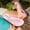 Pink, variant on Women's Polka Dot Classic Flip Flops, Open Toe Lightweight Comfort Casual Beach Summer Outdoor Slides Blue 36