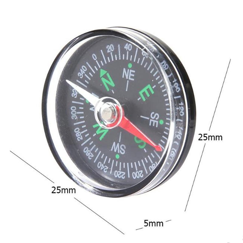 30mm Mini Compass Camping Hiking Outdoor Travel Navigation Wild Survival Tool Tx 