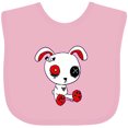 thumbnail image 3 of Inktastic Goth Bunny Boys or Girls Baby Bib, 3 of 4