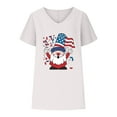 thumbnail image 4 of GERsome Patriotic T Shirts for Women American Flag Shirts 4th of July Tshirt USA Star Stripes Graphic Tees Casual V Neck Short Sleeve Tops S-3XL, 4 of 4
