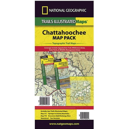 Explore Chattahoochee National Forest with National Geographic Map & Naturalist Guide Bundle - Georgia Maps Included