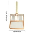 thumbnail image 2 of Lunxisen 1 Pcs Stainless Steel Cats Litter Scoopers Sturdy Metal With A Wide Sieving Surfaces For Efficient Filtration In Your Cats Litter Box., 2 of 6