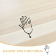 thumbnail image 3 of UPOUART 6Pcs Practical Glove Hangers For Golf Gloves Black PP Plastic Storage Solution For Golf Enthusiasts, 3 of 8