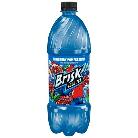 Brisk Iced Tea Blueberry Pomegranate 1 Liter Bottle
