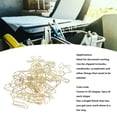 thumbnail image 4 of Shaped Paper Clips, 100pcs Lightweight Cute Paperclips Plating Gold  for Photo for Scrapbook, 4 of 8