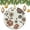 Pattern-4, variant on Vintage Floral Christmas Ceramic Ornament Vintage Floral Personalized Christmas Ornament Holiday Ornament for Home Christmas Tree Decor Gifts for Women Men On Christmas
