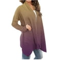 thumbnail image 3 of Awdenio Cardigans for Women Plus Sizes, Women's Summer Winter Fashion Printed Long Sleeve Top Coat Cardigan, 3 of 5