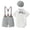 ZG-Grey, variant on Wxirdiow Baby Boy Suit Baby Boy Clothes Suits Summer Short Sleeve Dress Shirt Vest Tie Pants Infant Boy Wedding Christening Outfits Set Blue Size,9-12 Months