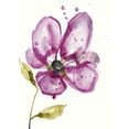 thumbnail image 3 of Goldberger, Jennifer 12x14 Black Modern Framed Museum Art Print Titled - Violet Petals I, 3 of 5