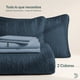 thumbnail image 2 of Set de 5 Piezas Edredón Ligero y Sábanas Individual Dreamlab, Colcha para Cualquier Temporada, Hipoalergénica, Diseño Moneda Azul Noche, Azul Mezclilla, 2 of 10