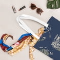 thumbnail image 5 of YFYANG Reusable Cotton Canvas Tote Shopping Bag, Watercolor Floral Pattern Washable Portable Grocery Bag for Daily Travel, 5 of 8