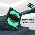 thumbnail image 2 of Allytechgroup iPad Air 13 Inch 2024 Case Cover with Pencil Holder, Rugged Protection with Kickstand & Hand Strap Heavy Duty Shockproof Kids Friendly Case for Apple iPad Air 13 M2 2024, Mint, 2 of 8