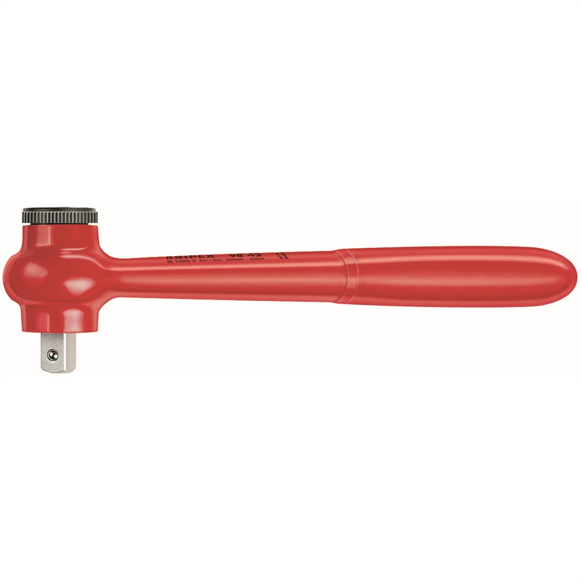 Knipex Insulated Reversible Retaining Ratchet 1/2" square drive