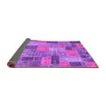 thumbnail image 2 of Ahgly Company Indoor Rectangle Patchwork Purple Transitional Area Rugs, 4' x 6', 2 of 4