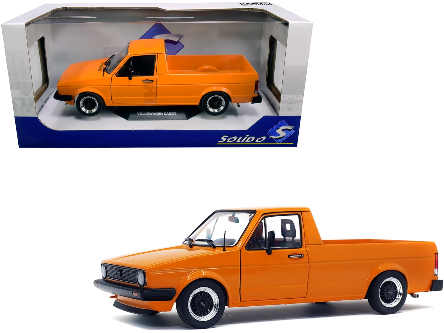 MKI Pickup Truck Custom Orange 1/18 Diecast Model Car by Solido Walmart.com
