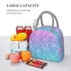 thumbnail image 5 of Disketp Multicolor Glitter Bolsa Térmica para Almuerzo, Lonchera con Abertura Amplia y Gran Capacidad, Organizador Reutilizable para Mujeres, Hombres y Adultos, 5 of 6