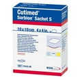 thumbnail image 2 of Cutimed Sorbion Sachet S Cellulose Gelling Fiber Wound Dressing White 4 x 4" Sterile 7323206, 10 Ct, 2 of 3