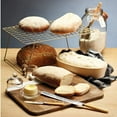 thumbnail image 3 of CANDeal 16CM Triangle Banneton Proofing Baskets for Sourdough Bread, Wicker Cane Brotform Set Dough Cutter, Silicone Scraper & Cloth Liner, Cane Bread Proofer for Rising, Bread Rising Bowl Basket, 3 of 14