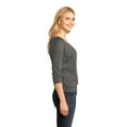 thumbnail image 2 of District Made Women's Scoop Neck 3/4-Sleeve T-Shirt_Warm Grey_Small, 2 of 3