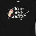 thumbnail image 4 of Inktastic Tennessee Home is Where the Heart is with Watercolor Floral Girls Baby T-Shirt, 4 of 5