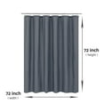thumbnail image 7 of Mrs Awesome Fabric Shower Curtain Liner Cloth Microfiber with 3 Magnets -Waterproof, Stone Blue -72"x72", 7 of 7