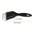 thumbnail image 3 of Tyidzon 2Pc Grill Brush and Scraper, 2-In-1 Stainless Steel Scraper, Grill Brush Extra Strong BBQ Cleaner Accessories Heavy Duty Barbecue Grill Cleaning Brush Cleaner 8 Inch, 3 of 8
