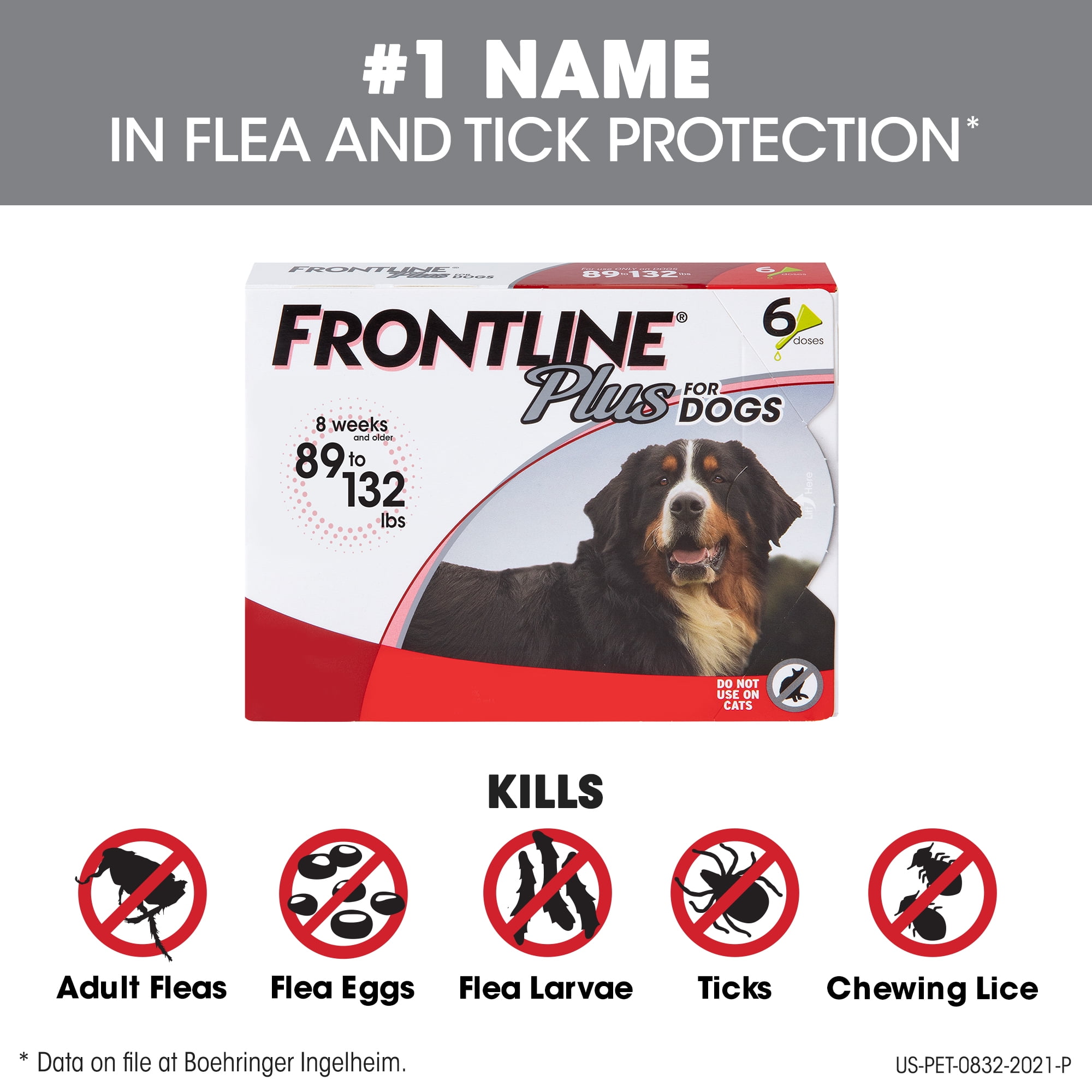 Frontline plus for dogs 89 132 sales
