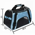 thumbnail image 5 of Odies Cat Carrier Soft Pet Carrier,Pet Carrier Airline Approved Cat Carriers & Dog Carriers for Small Dogs,Breathable Mesh Travel Portable Bag & Pet Carrier for Cat,Blue, 5 of 6