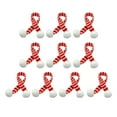 thumbnail image 4 of Paquete de 10 mini gorros navideños, bufandas y gorros de punto para botellas y tazas., 4 of 8