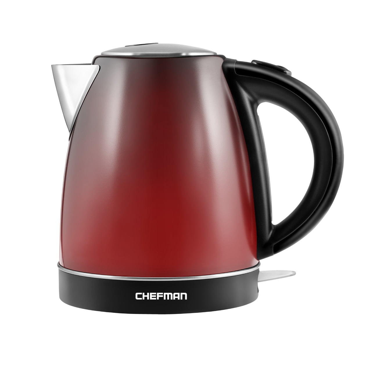 Longdeem Retro Electric Kettle, 1500W, Stainless Steel, Auto Shut Off, 1.7L, Red K3041 Red