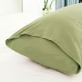thumbnail image 4 of PiccoCasa 1Pc Silky-Soft 1800 Microfiber Long Body Pillowcase, King Sage 20"x60", 4 of 7