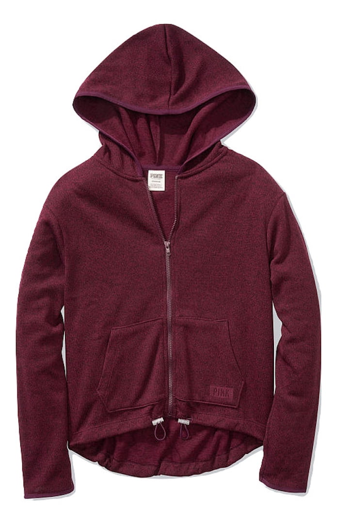 maroon pink hoodie
