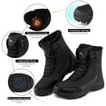thumbnail image 4 of Ecetana Snow Boots for Men Winter Warm Fur Lined Ankle Boots Outdoor Hiking Shoes, 4 of 7