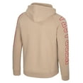 thumbnail image 3 of Men's Colosseum Tan Nebraska Huskers Big Break Raglan Hoodie, 3 of 3