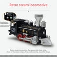 thumbnail image 4 of Langgg Simulated Retro Track Train Set Electric Train Sets with Light and Sound Christmas Toy Gift, 4 of 6