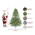 King Of Christmas 9 FT Artificial Christmas Tree Unlit, Rushmore Fir