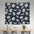 thumbnail image 3 of Halloween Tapestry Halloween Decor, halloween pumpkin bats Wall Tapestry Aesthetic, Halloween Decorations Tapestry Wall Hanging for Bedroom, Livingroom - 60x51in, 3 of 6