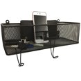 thumbnail image 3 of Zimtown Wall Mount & Mail Key Rack Storage Basket, Black, 3 of 4
