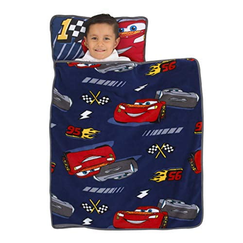 Photo 1 of Disney Cars Navy Red Toddler Nap Mat, Navy, Red, Yellow, (5849392P)