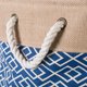 thumbnail image 2 of Papelera de arpillera DII Diamond Navy rectangular pequeña Design Imports CAMZ37140, 2 of 2