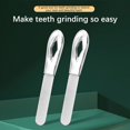 thumbnail image 5 of 1PC Stainless Steel Teeth File Tooth Grinding Tools Wisdom Tooth Sandpaper Stick Dental Correction Tools Tooth Alignment Silvery, 5 of 5