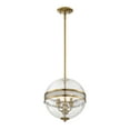 thumbnail image 4 of Stirling 3-Light Pendant in Warm Brass, 4 of 5