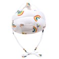 thumbnail image 2 of Gorro de protección Macarena gorro transpirable para parachoques de bebé patrón arco iris, 2 of 7