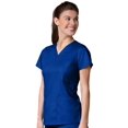 thumbnail image 1 of EON Haut de Blouse Médicale Col en V Uni pour Femmes COOLMAX, 1 of 2