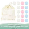 thumbnail image 2 of Cotton Rounds Reusable - Reusable Bamboo Makeup Remover Pads For All Skin - Bamboo Cotton Cloth For Removing Makeup - Reusable Facial Pads Cotton Rounds, 2 of 6