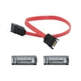 thumbnail image 2 of AddOn 5-pack of 61cm (2.0ft) SATA Male to Male Red Serial Cables, 2 of 3