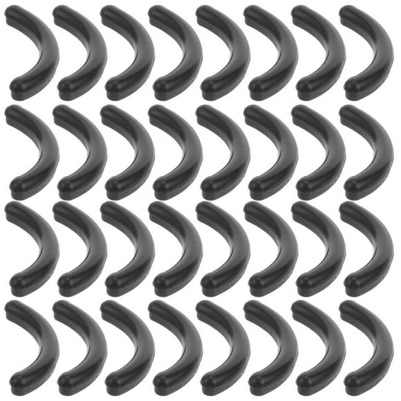 MesaSe 50pcs Refill Pads for Eyelash Curler Best Replacement Rubber Cushions Washable for Mascara Eyeliner or Glue Smudged Lashes (Black)