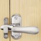 thumbnail image 4 of 1 Conjunto de acero inoxidable Cerradura de la puerta de la puerta de seguridad de seguridad de la puerta de seguridad (color de acero), 4 of 5
